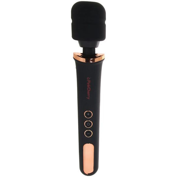 PinkCherry Rechargeable Wand in Black