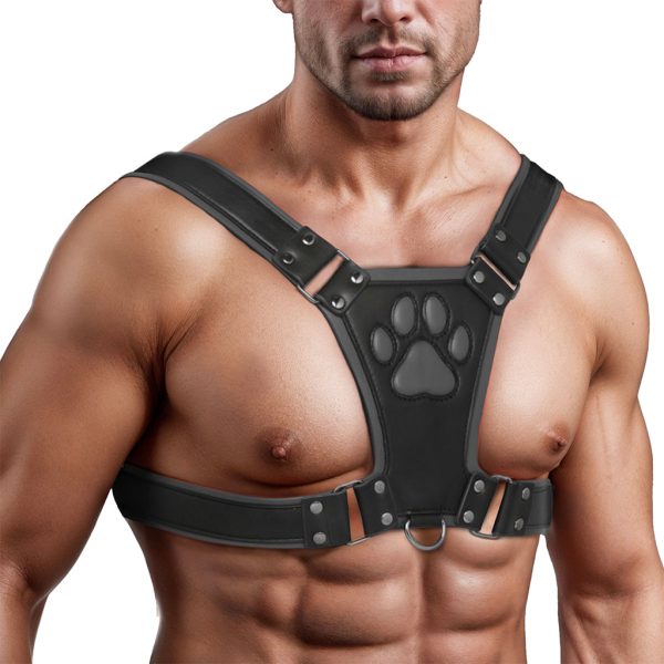 Master Series Alpha Pup Bulldog Harness in Black