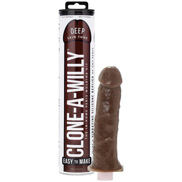 Clone-A-Willy Vibrator Kit in Deep Skin Tone
