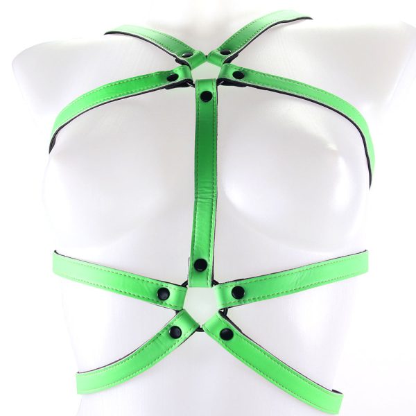 Ouch! Glow In The Dark Body Harness in L/XL