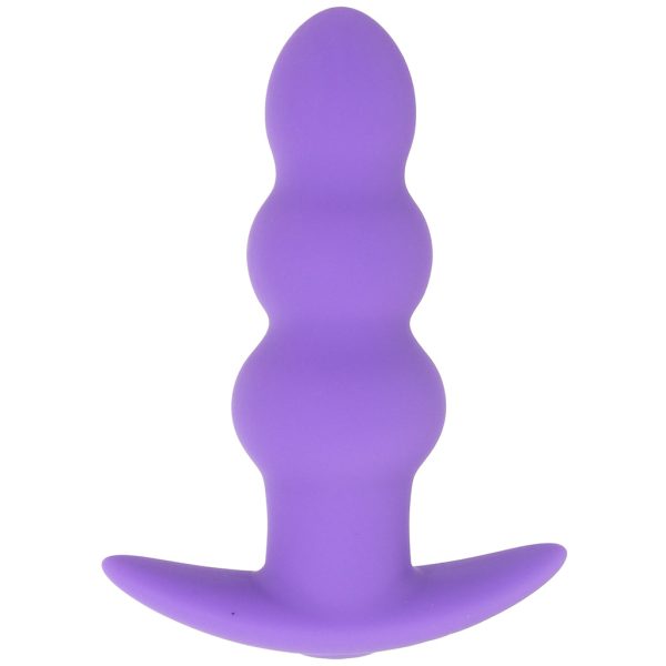 Basic Essentials Vibrating Beaded Anal Probe