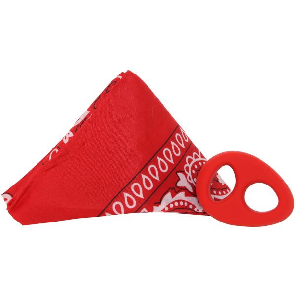 Rock Solid The Code C-Ring and Bandana Set in Red