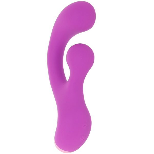 Bang! Gyro Silicone Rabbit Vibe in Purple